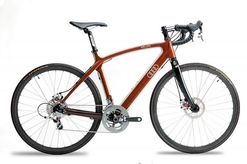 audi hardwood bicycle 2 at Audi Launches Hardwood Bicycles