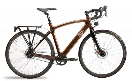 audi hardwood bicycle 4 at Audi Launches Hardwood Bicycles