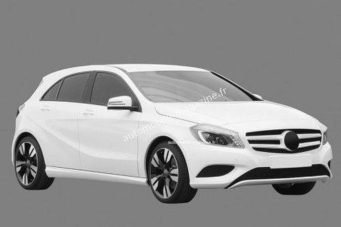 2012 mercedes a class patent 1 at 2012 Mercedes A Class Patents Leaked