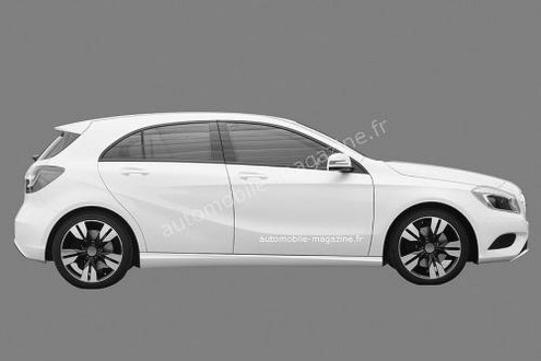 2012 mercedes a class patent 2 at 2012 Mercedes A Class Patents Leaked
