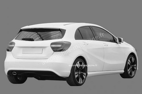 2012 mercedes a class patent 4 at 2012 Mercedes A Class Patents Leaked