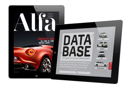 alfa romeo ipad at Alfa Romeo Launches New iPad Magazine