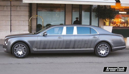 armortech mulssane 3 at ArmorTech Bentley Mulsanne Stretch Limo