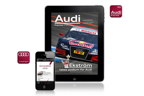 audi motorsport app at Audi Motorsport Launches New Apps