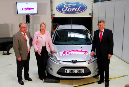 ford fiesta million at Ford Makes One Million Fiesta In 33 Months