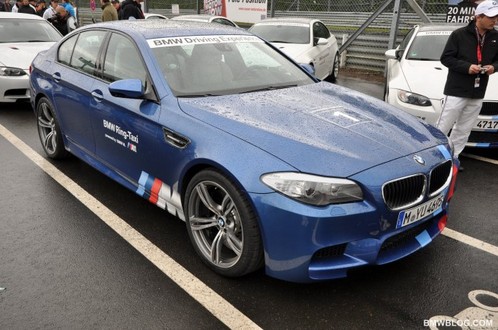 BMW M5 F10 Ring Taxi 1 at 2012 BMW M5 Ring Taxi