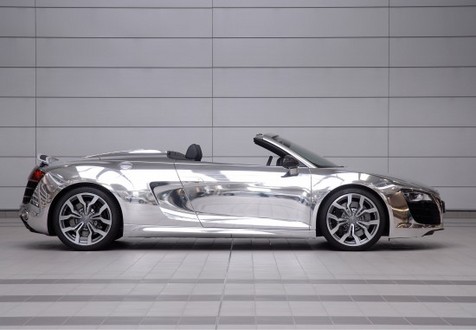 Chrome Audi R8 Spyder 3 at Chrome Audi R8 Spyder For Elton John Charity Auction
