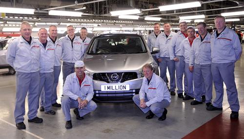 one millionth Nissan Qashqai 1 one millionth Nissan Qashqai 1 at Nissan UK Builds One Millionth Qashqai