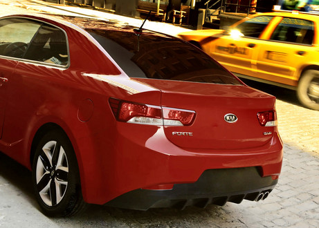Kia Forte Koup at Rear Drive V8 Powered Kia Coupe Concept   Report