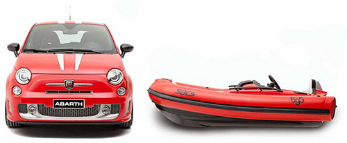 abarth dinghy at Abarth 695 Tribute Ferrari SACS Tender