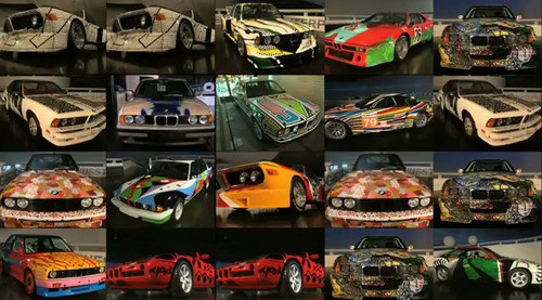 bmw art cars at BMW Art Car Virtual Tour   Video