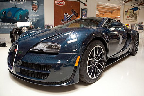 bygga leno at Bugatti Veyron SuperSport At Jay Lenos Garage   Video