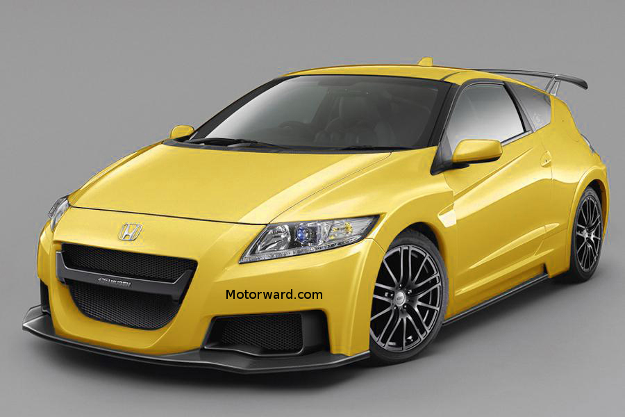 honda crz rr yellow front at Honda CR Z Mugen RR Concept Rendered