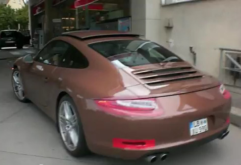 911 2012 at 2012 Porsche 911 Caught With Little Disguise   Video
