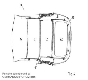 911 patent 3 at 2012 Porsche 911 Convertible To Get Folding Hardtop?
