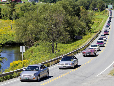 Parade of Cadillacs Parade of Cadillacs at Worlds Largest Parade of Cadillacs Formed In Vermont