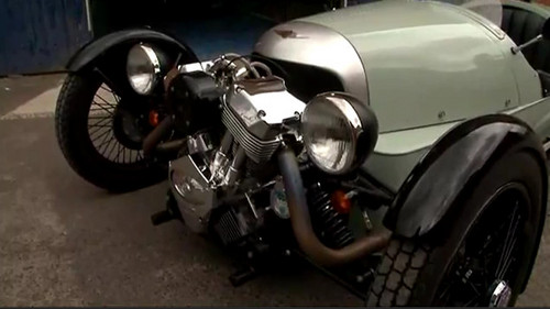 moragan t at Morgan 3 Wheeler Review by Fifth Gear