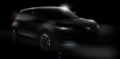 ssangyong xuv 1 at SsangYong XUV 1 Concept Teased Ahead Of IAA Debut
