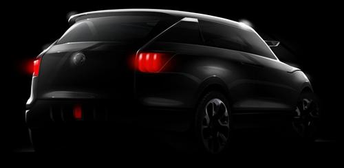 ssangyong xuv 2 at SsangYong XUV 1 Concept Teased Ahead Of IAA Debut