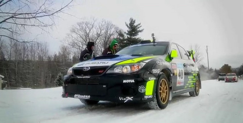 suaru gun gold at Subaru Rally Team USA Behind The Scenes Video