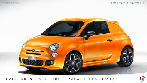 zagato 500 elaborata 2 at Scagliarini Fiat 500 Coupe Zagato