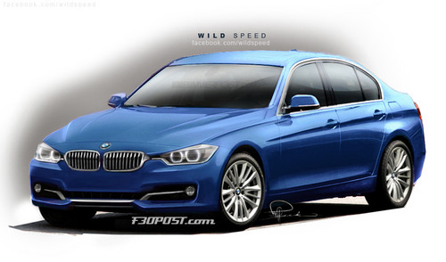 3 series rendering at Rendering: 2012 BMW 3 Series