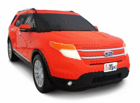 Life Size Ford Explorer LEGO at Life Size Ford Explorer LEGO   Video