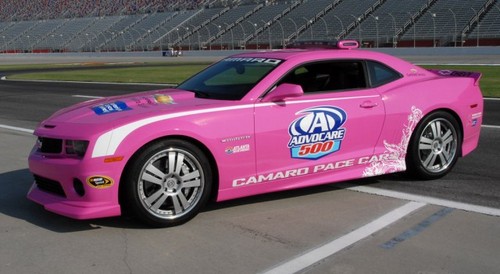 Pink Chevy Camaro Pace Car 2 at Pink Chevy Camaro Pace Car For Charity