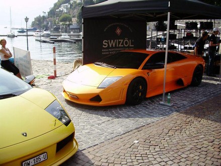 dmc lambo 3 at DMC Murcielago Chilling with Aventador at Ascona 