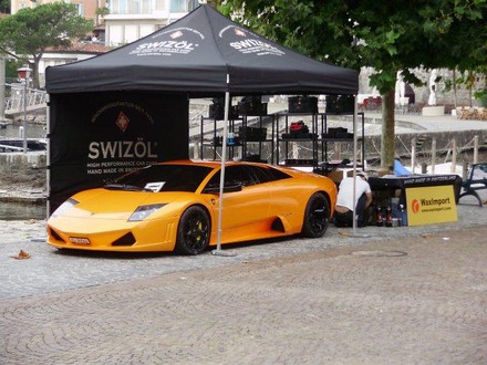 dmc lambo 4 at DMC Murcielago Chilling with Aventador at Ascona 