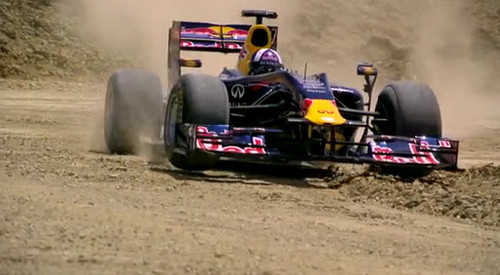 red bull off road at Formula 1 Goes Off Road as Red Bull Hits Texas