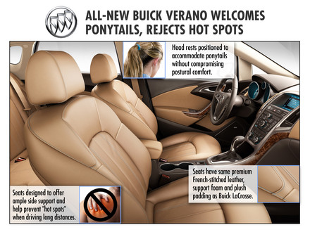 BuickVeranoInteriorComfort2 at Buick Verano   The First Ponytail Friendly Car