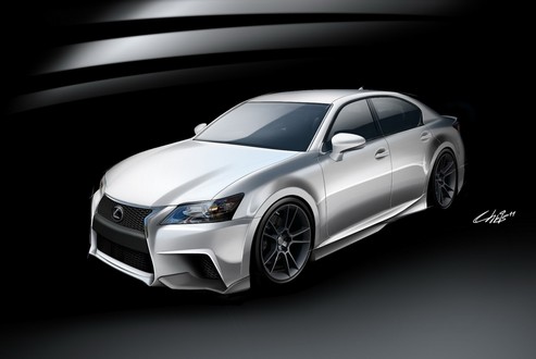 Five Axis Lexus GS F SPORT 1 at SEMA: Five Axis Lexus GS F SPORT 