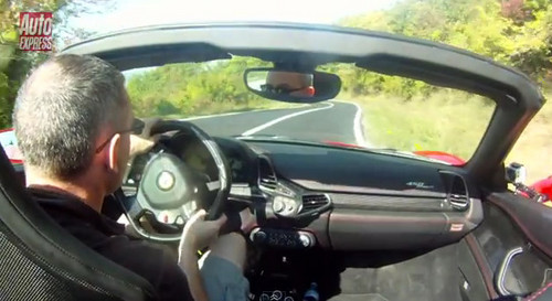ferrari 458 at Ferrari 458 Spider Video Review