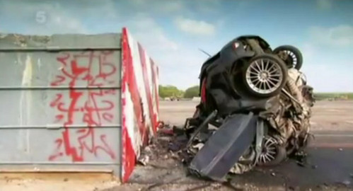 focus crash at Fifth Gear Conducts Fastest Crash Test Ever   Video