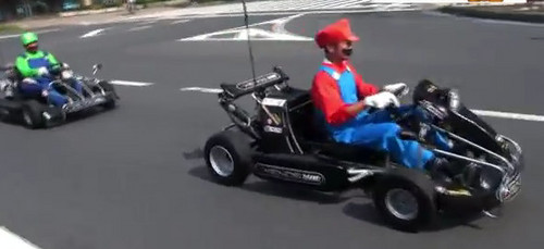 mario kart real at Real Life Mario Kart Hits Tokyo Streets