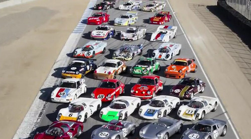 rennsport video at Video: Porsche Rennsport Reunion Family Photo 