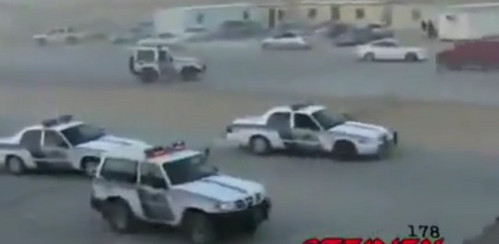 saudi police at Saudi Police Raids Drift Meet   Video