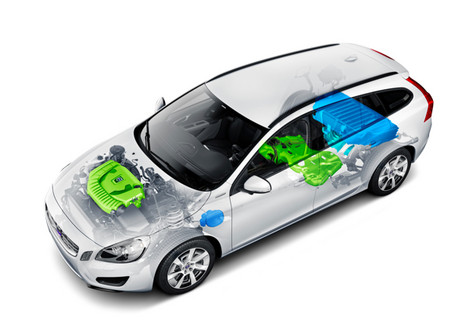 volvo hybrid 1 at Volvo V60 Plug in Hybrid on Sale in 2012