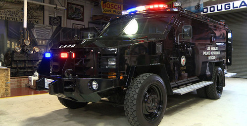 Lenco Bearcat LAPD at Lenco BearCat SWAT Car at Jay Lenos Garage