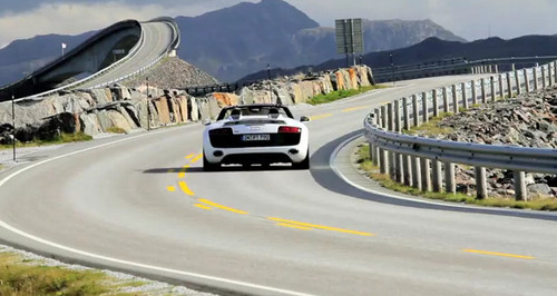 R8 norway at Video: Epic Road Trip Across Norway in Audi R8 Spyder