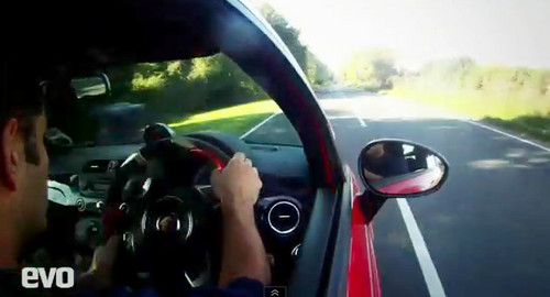 abarth 695 at Chris Harris Checks Out Abarth 695 Tributo Ferrari