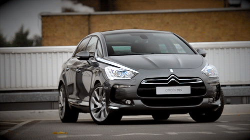 ds5 smoke cinemagraph at Citroen DS5 Cinemagraphs Are Pretty Cool