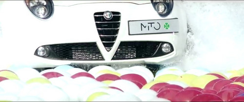 mito balloon at Alfa Romeo MiTo Goes Balloon Popping!