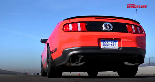 302 boss at Video: 2012 Mustang Boss 302 Performance Test
