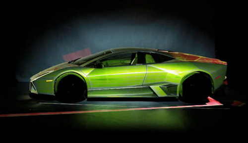 Lamborghini Project Lamborghini Project at Epic Audiovisual Mapping With Lamborghini Reventon