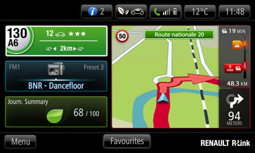 R link 3 R link 3 at Renault R Link In Car Tablet