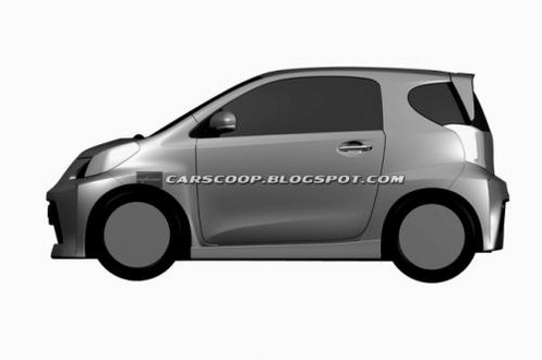 Sporty Toyota iQ 5 at Leaked Patents Reveal Sporty Toyota iQ