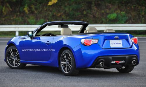 Subaru BRZ Convertible 2 at Renderings: Subaru BRZ Convertible
