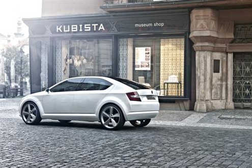 VisionD Concept 2 at Skoda Releases Artsy Pictures Of VisionD Concept
